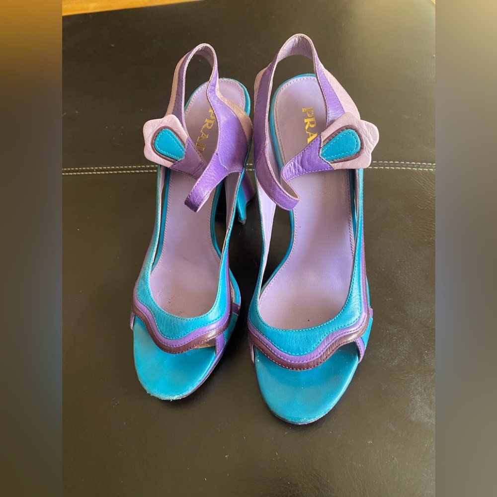 Prada  Blue fairy collection Heels ,UE 38